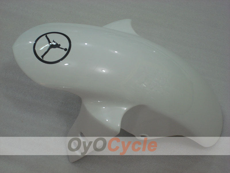 Injection Fairing kit for 03-04 YZF-R6 - White, Black - Jordan #OYO87905794