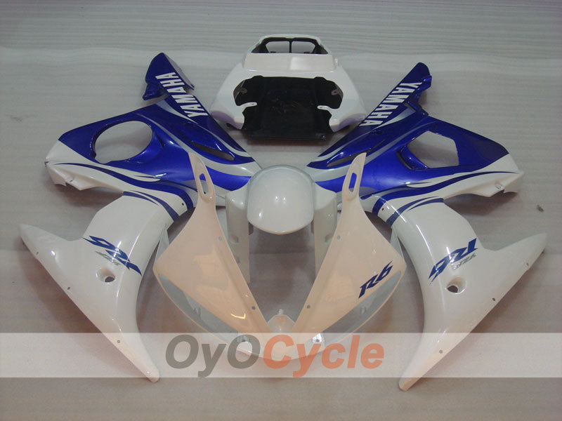 Injection Fairing kit for 05 YZF-R6 - Blue, White - Factory Style #OYO87905839