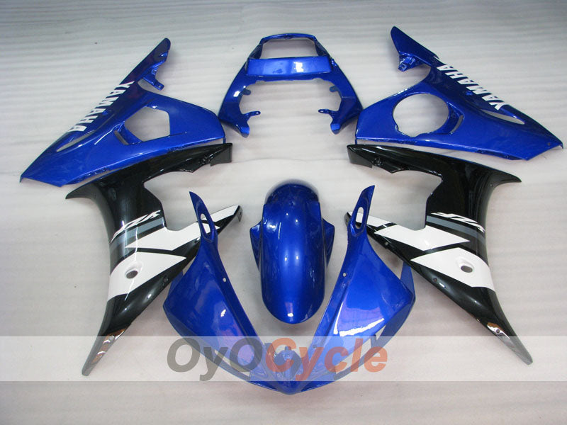 Injection Fairing kit for 03-04 YZF-R6 - Blue, White - Factory Style #OYO87905796
