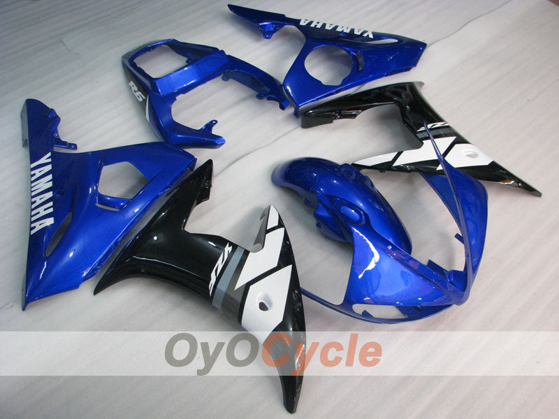 Injection Fairing kit for 03-04 YZF-R6 - Blue, White - Factory Style #OYO87905796