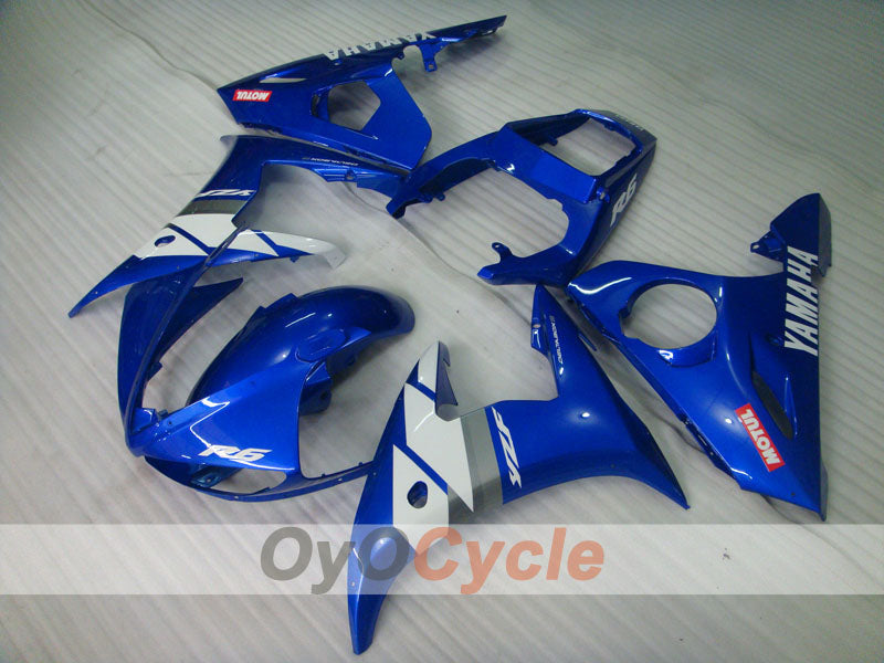 Injection Fairing kit for 03-04 YZF-R6 - Blue - MOTUL #OYO87905797