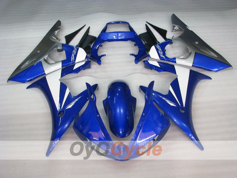 Injection Fairing kit for 05 YZF-R6 - Blue, White, Grey - Factory Style #OYO87905842