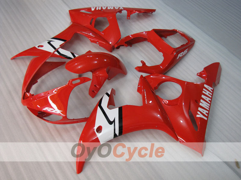 Injection Fairing kit for 03-04 YZF-R6 - Red, White - Factory Style #OYO87905802 Secondary image
