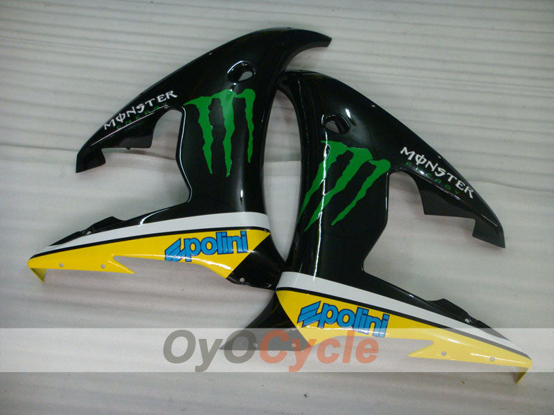 Injection Fairing kit for 05 YZF-R6 - Yellow, Black - Monster #OYO87905847