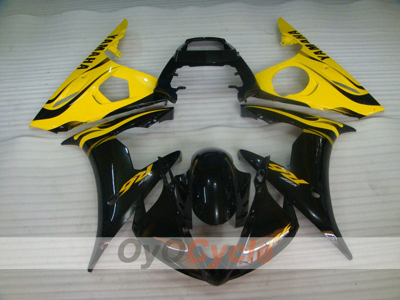 Injection Fairing kit for 03-04 YZF-R6 - Yellow, Black - Factory Style #OYO87905804 Secondary image