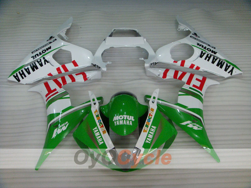 Injection Fairing kit for 05 YZF-R6 - Green, White - FIAT #OYO87905851 Secondary image