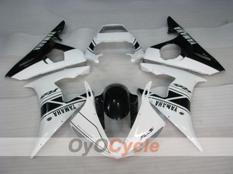 Injection Fairing kit for 05 YZF-R6 - White, Black - Factory Style #OYO87905852