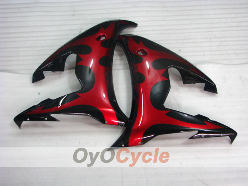 Injection Fairing kit for 05 YZF-R6 - Red, Black - Factory Style #OYO87905854