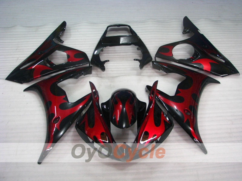 Injection Fairing kit for 05 YZF-R6 - Red, Black - Factory Style #OYO87905854