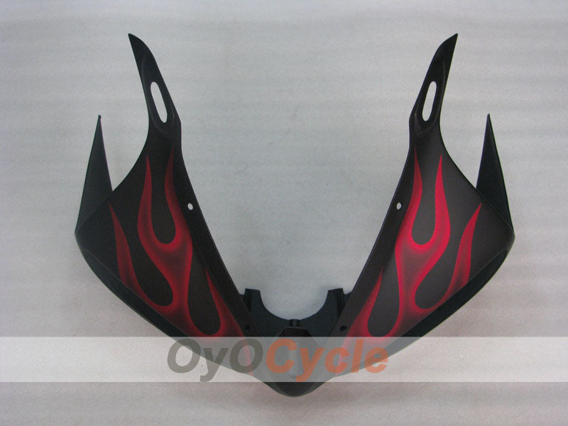 Injection Fairing kit for 05 YZF-R6 - Red, Black, Matte - Flame #OYO87905856