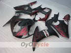 Injection Fairing kit for 05 YZF-R6 - Red, Black, Matte - Flame #OYO87905856