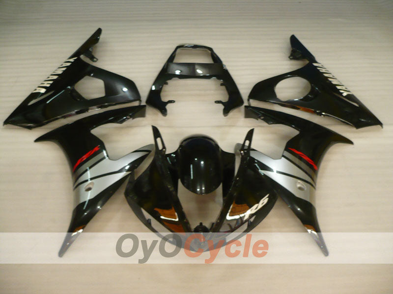 Injection Fairing kit for 03-04 YZF-R6 - Black, Grey - Factory Style #OYO87905813