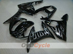 Injection Fairing kit for 03-04 YZF-R6 - Black - Flame #OYO87905814