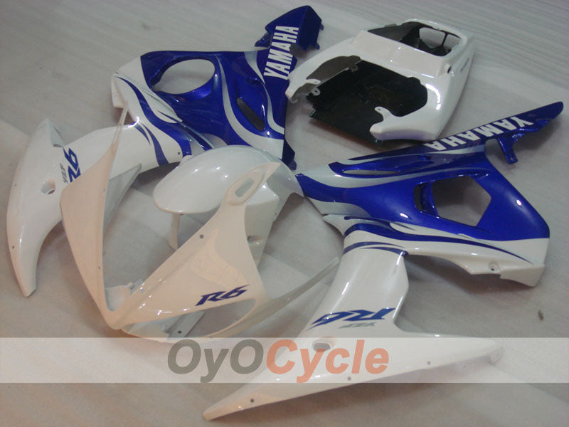 Injection Fairing kit for 05 YZF-R6 - Blue, White - Factory Style #OYO87905859 Secondary image