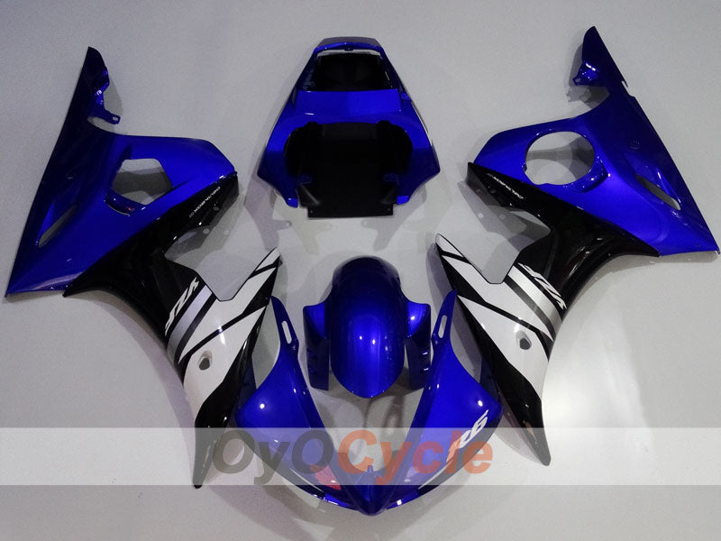 Injection Fairing kit for 03-04 YZF-R6 - Blue, White, Black - Factory Style #OYO87905821 Secondary image