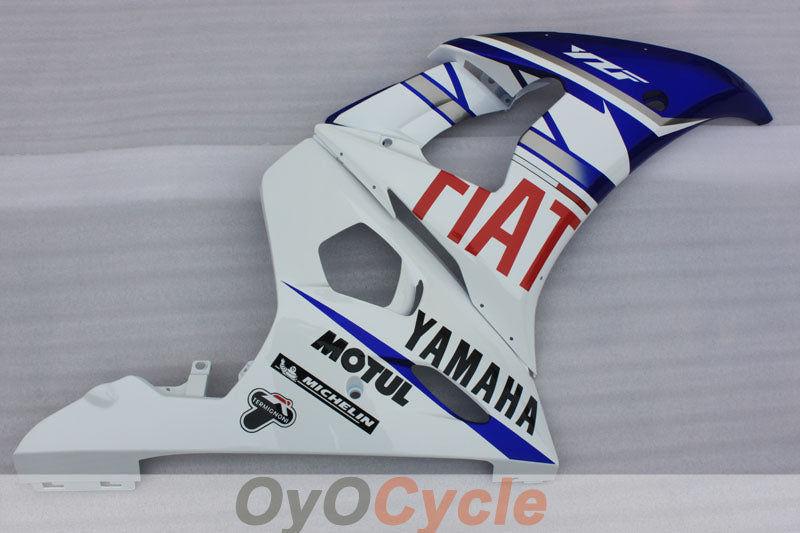 Injection Fairing kit for 05 YZF-R6 - Blue, White - FIAT, MOTUL #OYO87905869
