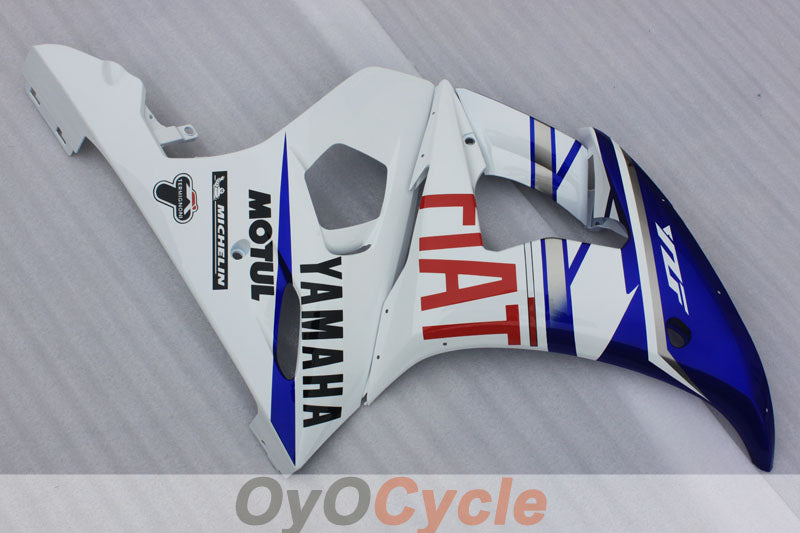 Injection Fairing kit for 05 YZF-R6 - Blue, White - FIAT, MOTUL #OYO87905869