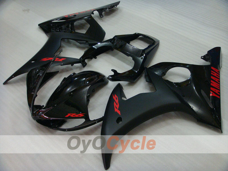 Injection Fairing kit for 05 YZF-R6 - Black, Matte - Factory Style #OYO87905872 Secondary image