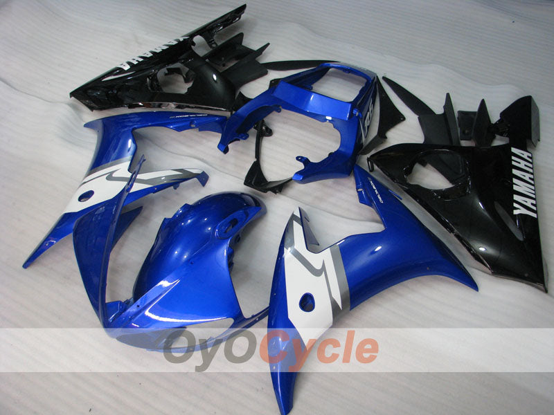 Injection Fairing kit for 03-04 YZF-R6 - Blue, Black - Factory Style #OYO87905831
