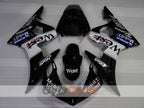Injection Fairing kit for 03-04 YZF-R6 - White, Black - West #OYO87905832