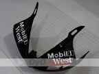 Injection Fairing kit for 03-04 YZF-R6 - White, Black - West #OYO87905832