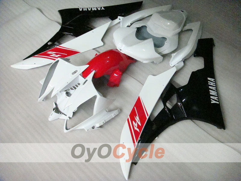 Injection Fairing kit for 06-07 YZF-R6 - Red, White, Black - Factory Style #OYO87905877 Main image