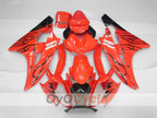 Injection Fairing kit for 06-07 YZF-R6 - Red, Black - Flame #OYO87905878