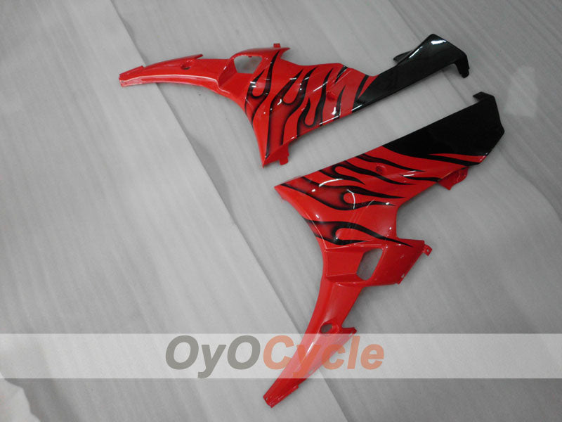 Injection Fairing kit for 06-07 YZF-R6 - Red, Black - Flame #OYO87905878