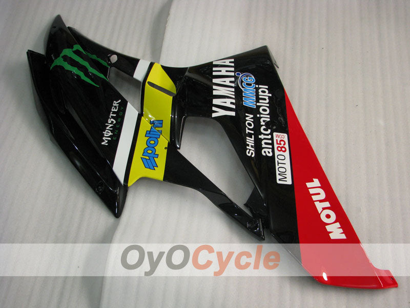 Injection Fairing kit for 06-07 YZF-R6 - Red, Yellow, Black - Monster #OYO87905879