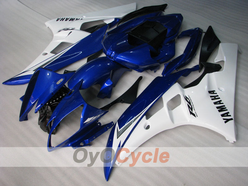 Injection Fairing kit for 06-07 YZF-R6 - Blue, White - Factory Style #OYO87905880 Main image