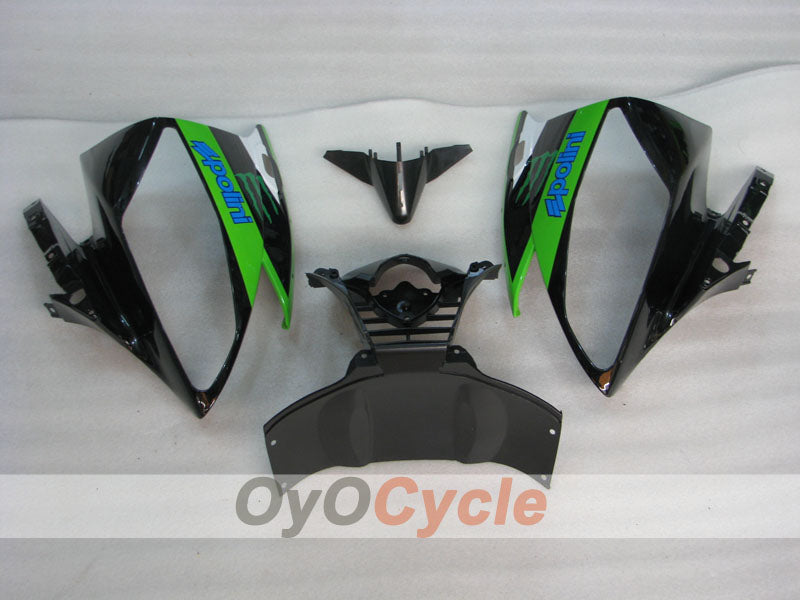 Injection Fairing kit for 06-07 YZF-R6 - Green, Black - Monster #OYO87905881