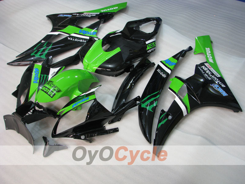 Injection Fairing kit for 06-07 YZF-R6 - Green, Black - Monster #OYO87905881 Secondary image