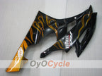 Injection Fairing kit for 06-07 YZF-R6 - Black, Gold - Flame #OYO87905884