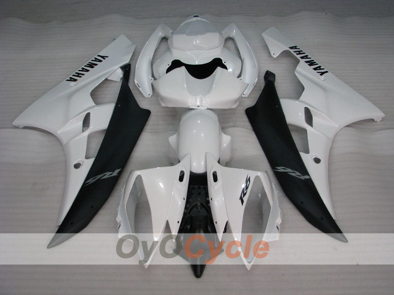 Injection Fairing kit for 06-07 YZF-R6 - White, Black - Factory Style #OYO87905885 Secondary image