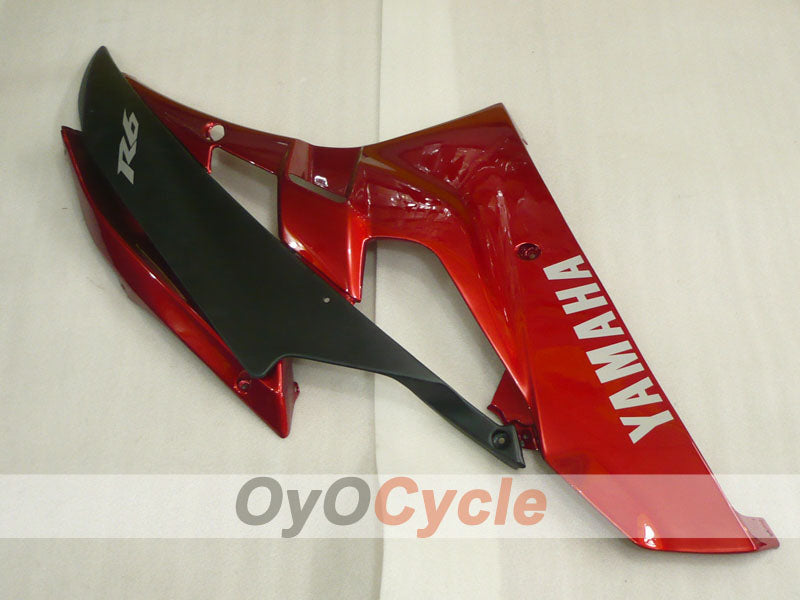 Injection Fairing kit for 06-07 YZF-R6 - Red, Black - Factory Style #OYO87905886