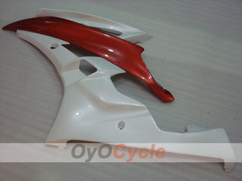Injection Fairing kit for 06-07 YZF-R6 - Red, White - Factory Style #OYO87905889