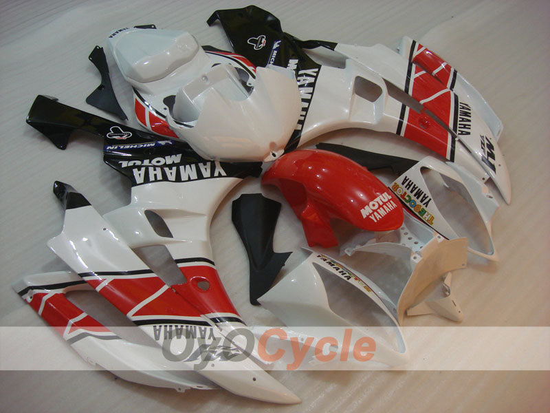 Injection Fairing kit for 06-07 YZF-R6 - Red, White, Black - MOTUL #OYO87905890 Main image