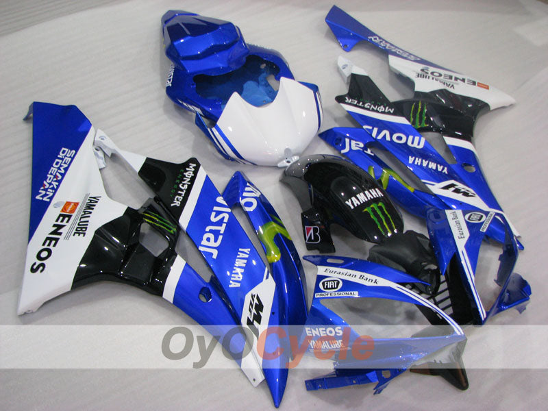 Injection Fairing kit for 06-07 YZF-R6 - White, Black - FIAT #OYO87905896 Main image