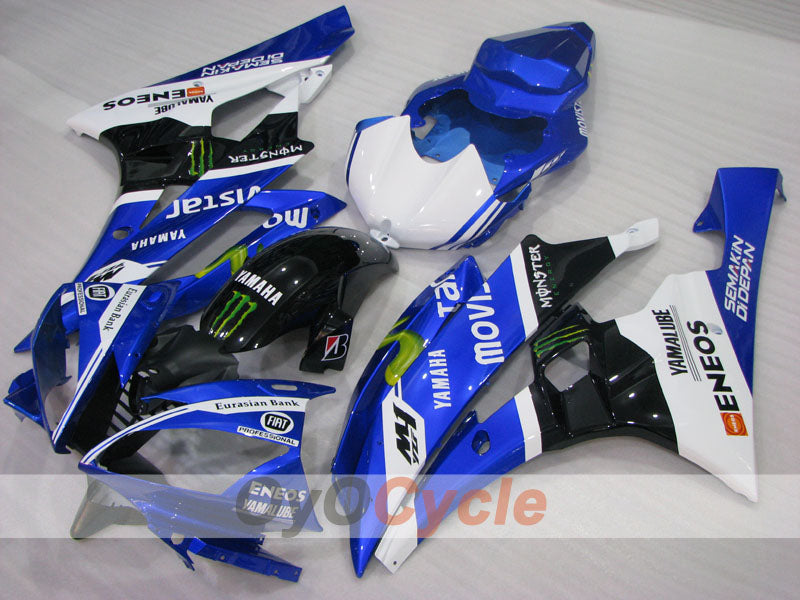 Injection Fairing kit for 06-07 YZF-R6 - White, Black - FIAT #OYO87905896 Secondary image