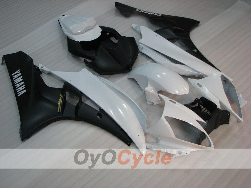 Injection Fairing kit for 06-07 YZF-R6 - White, Black - Factory Style #OYO87905900