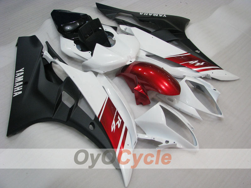 Injection Fairing kit for 06-07 YZF-R6 - Red, White, Black, Matte - Factory Style #OYO87905891