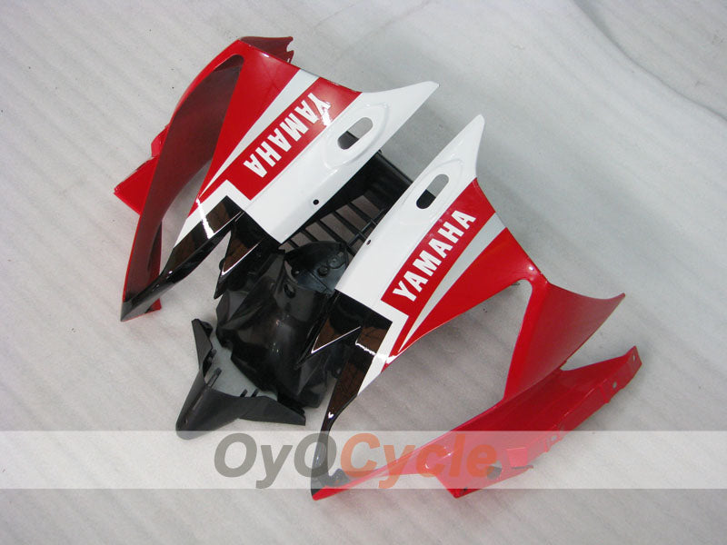 Injection Fairing kit for 06-07 YZF-R6 - Red, White - FIAT #OYO87905892
