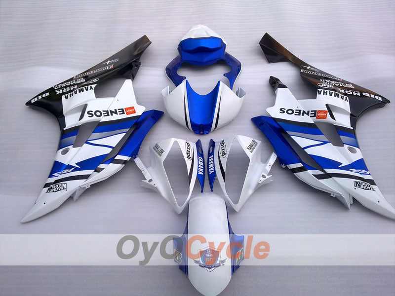 Injection Fairing kit for 06-07 YZF-R6 - Blue, White - Factory Style #OYO87905893