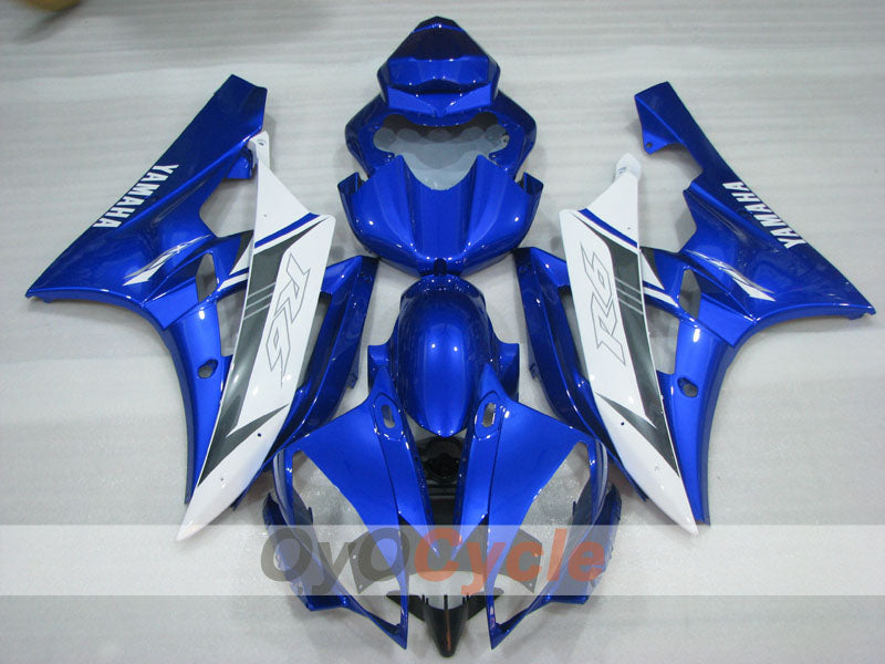 Injection Fairing kit for 06-07 YZF-R6 - Blue, White - Factory Style #OYO87905903 Secondary image