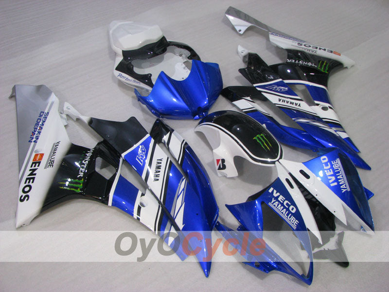 Injection Fairing kit for 06-07 YZF-R6 - Blue, White, Black - Monster #OYO87905904