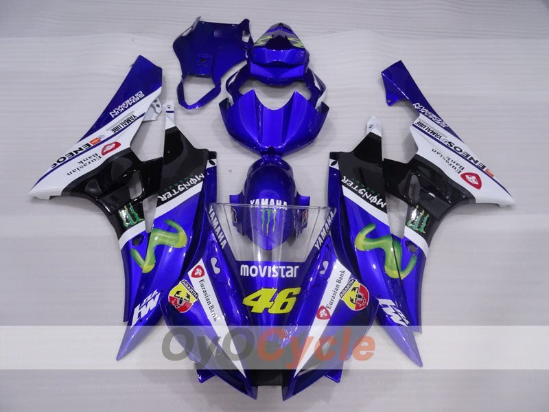 Injection Fairing kit for 06-07 YZF-R6 - Blue, White, Black - Monster #OYO87905905 Secondary image