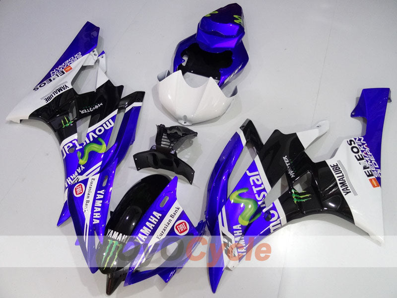 Injection Fairing kit for 06-07 YZF-R6 - Blue, White, Black - Monster #OYO87905908 Secondary image