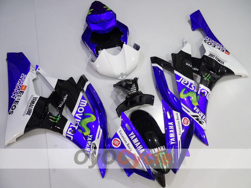 Injection Fairing kit for 06-07 YZF-R6 - Blue, White, Black - Monster #OYO87905908 Main image