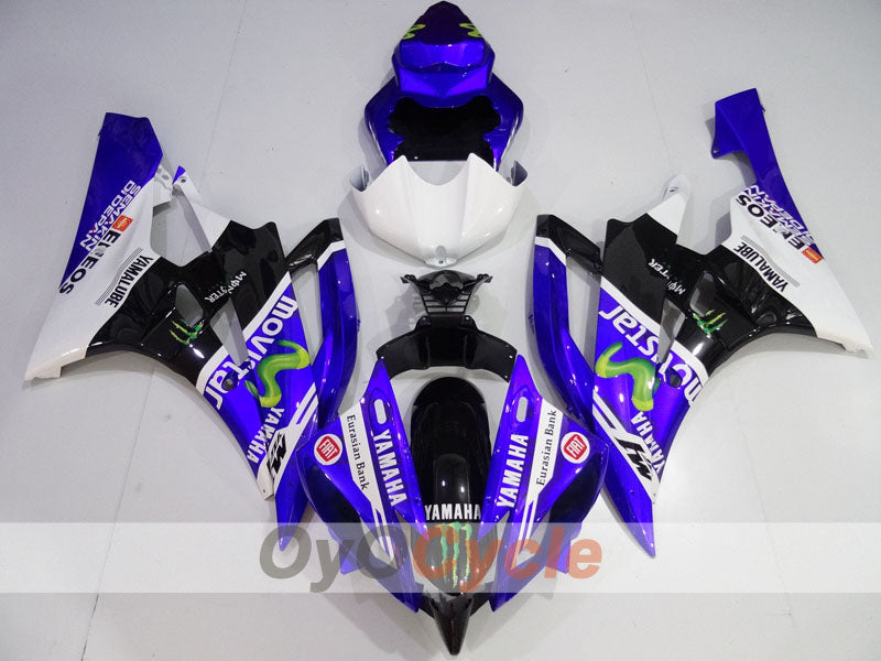 Injection Fairing kit for 06-07 YZF-R6 - Blue, White, Black - Monster #OYO87905908