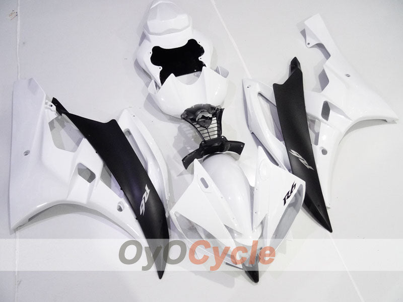 Injection Fairing kit for 06-07 YZF-R6 - White, Black - Factory Style #OYO87905911 Main image